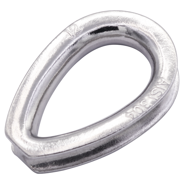 Wire Rope Thimble, Type 304, Heavy Duty (Model 1123)